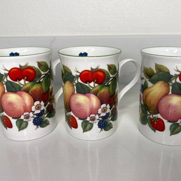 Crown Trent China Harvest Mugs set of 3 - Picture 2 of 6
